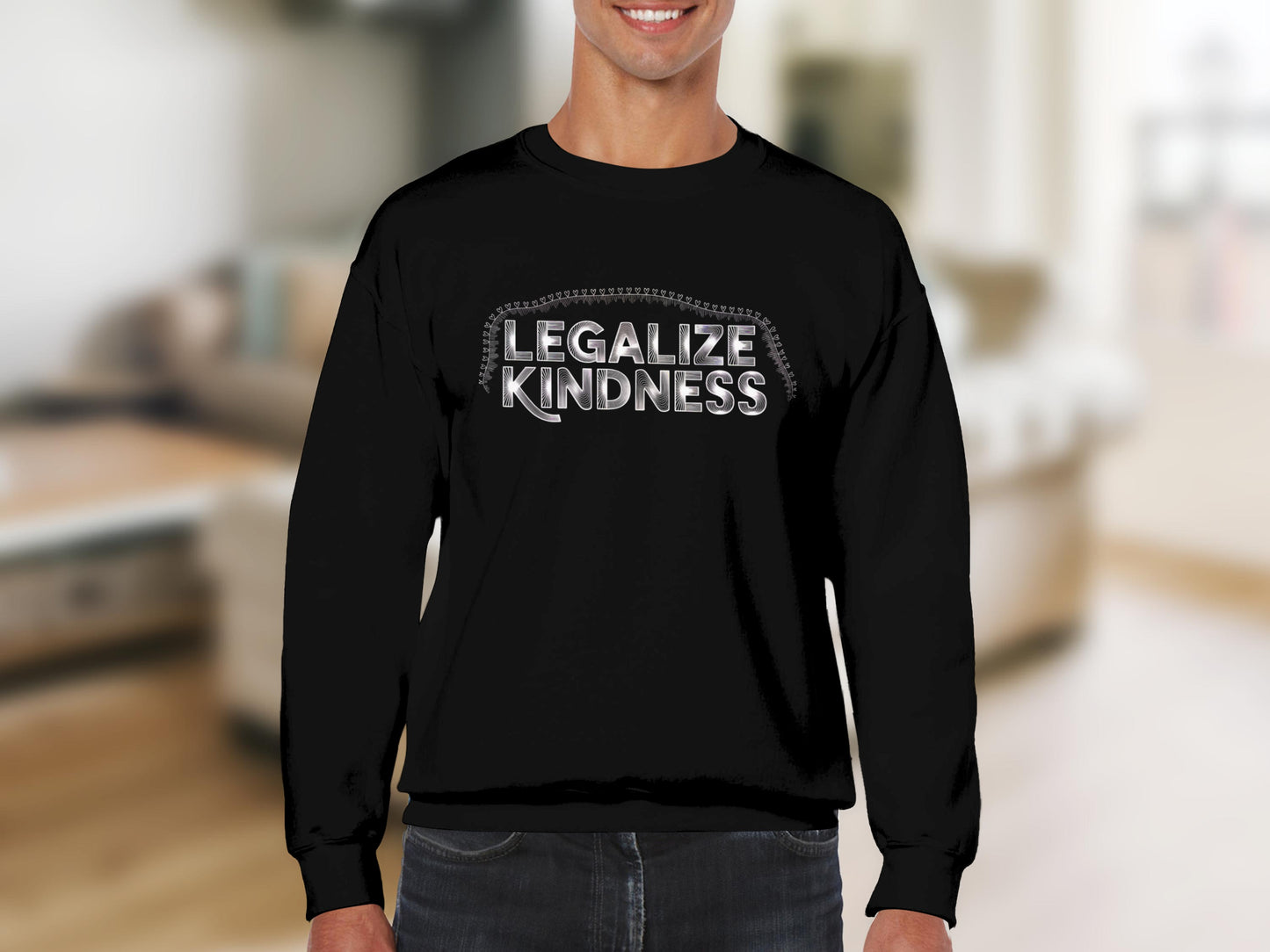 Legalize Kindness Graphic Crewneck Sweater product type