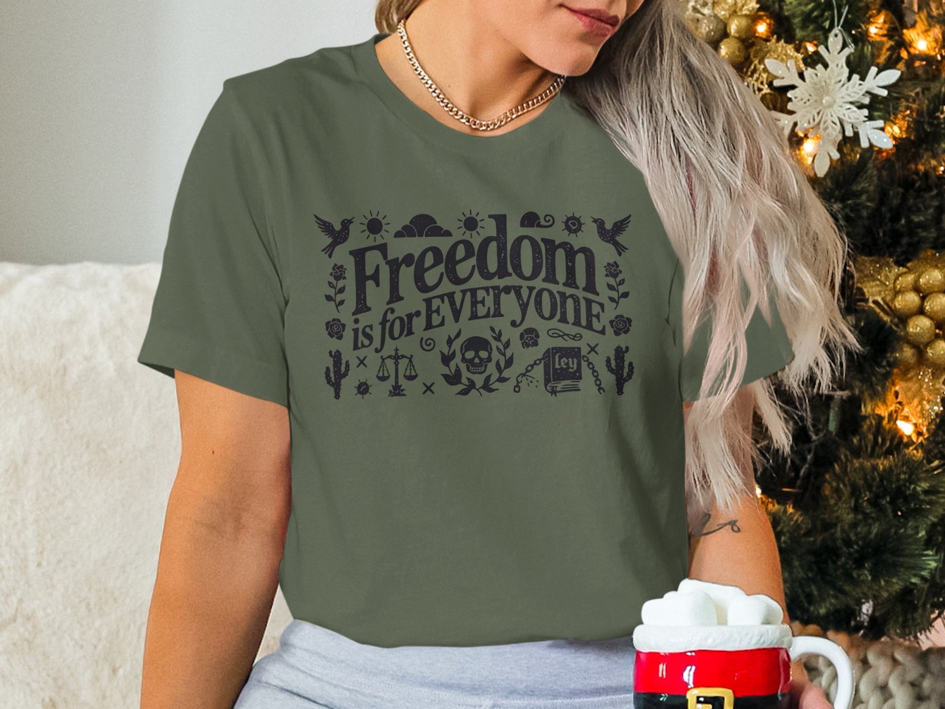 Freedom Is for Everyone Statement T-Shirt