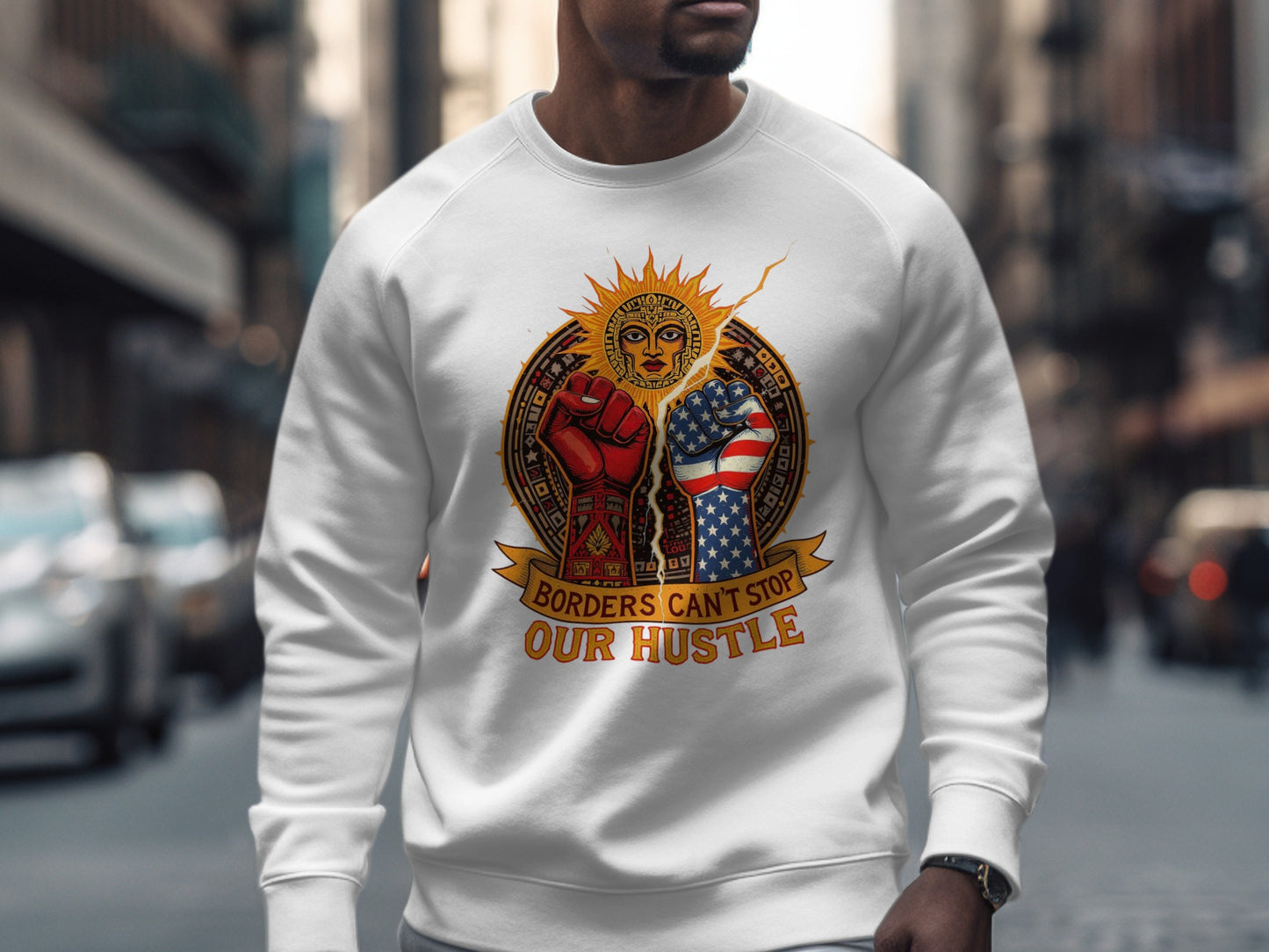 Borders Can't Stop Our Hustle Sweatshirt product type