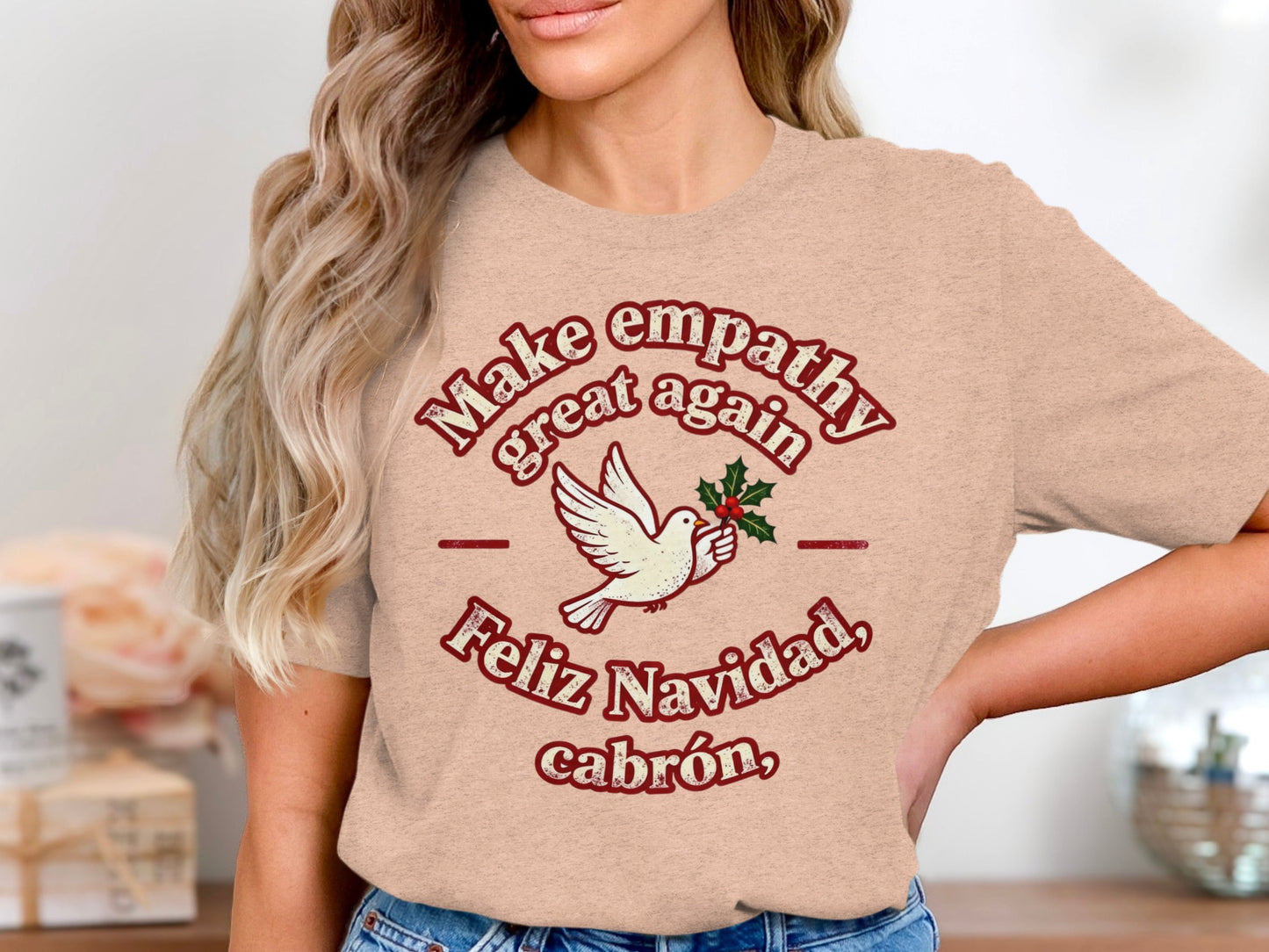 Make Empathy Great Again Feliz Navidad Shirt