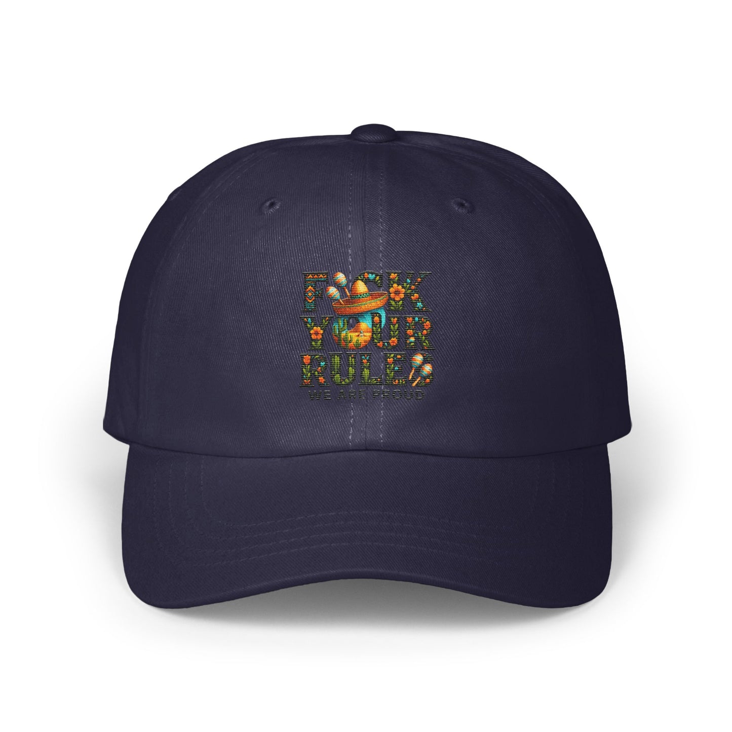 Bold Statement Embroidered Screw Your Rules Hat product