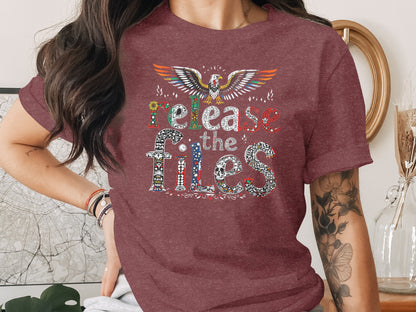Release the Files Statement T-shirt product