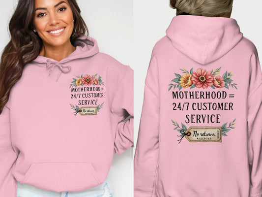 Motherhood 24/7 Customer Service Hoodie product