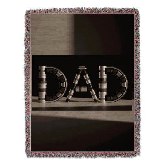 Unique Dad Design Woven Throw Blanket product