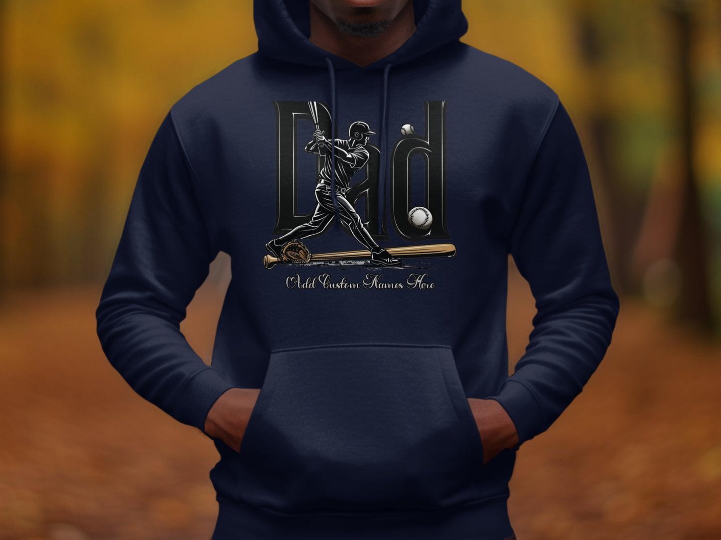Dad Baseball Swing Graphic Hoodie product