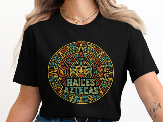 Aztec Inspired Raíces Aztecas Graphic Tee product