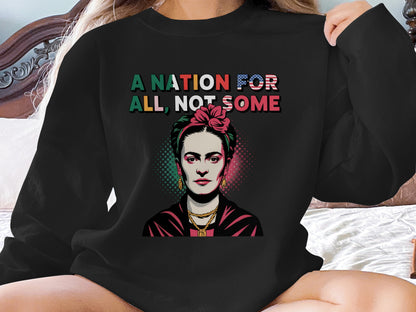 A Nation For All Not Some Female Portrait Sweatshirt Product