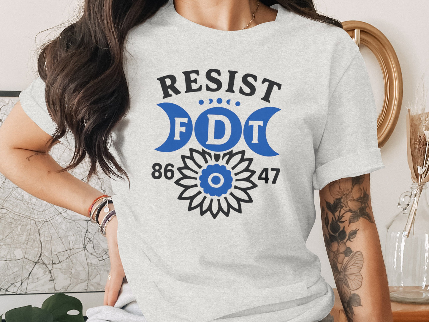 RESIST FDT 8647 Graphic Tee Motivational Statement product type
