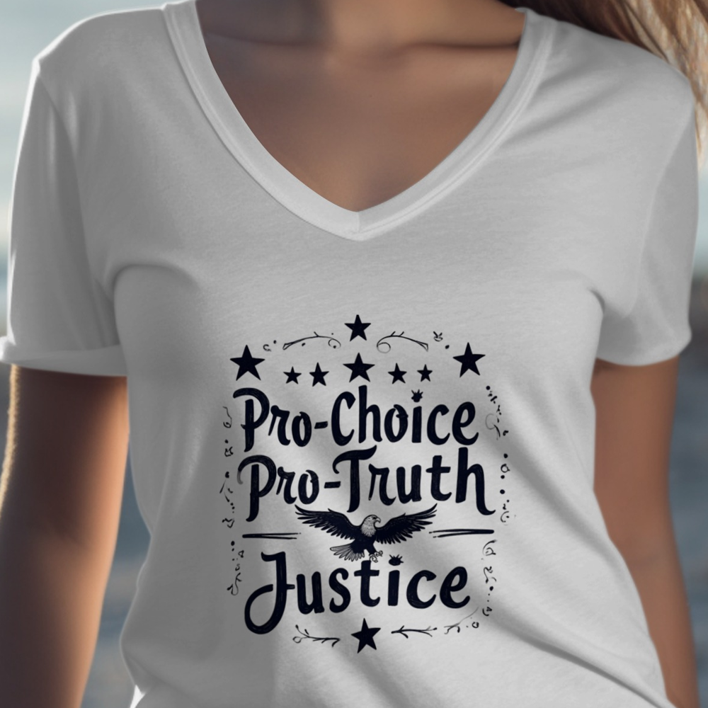 Pro-Choice Pro-Truth Justice Graphic T-Shirt Product Type