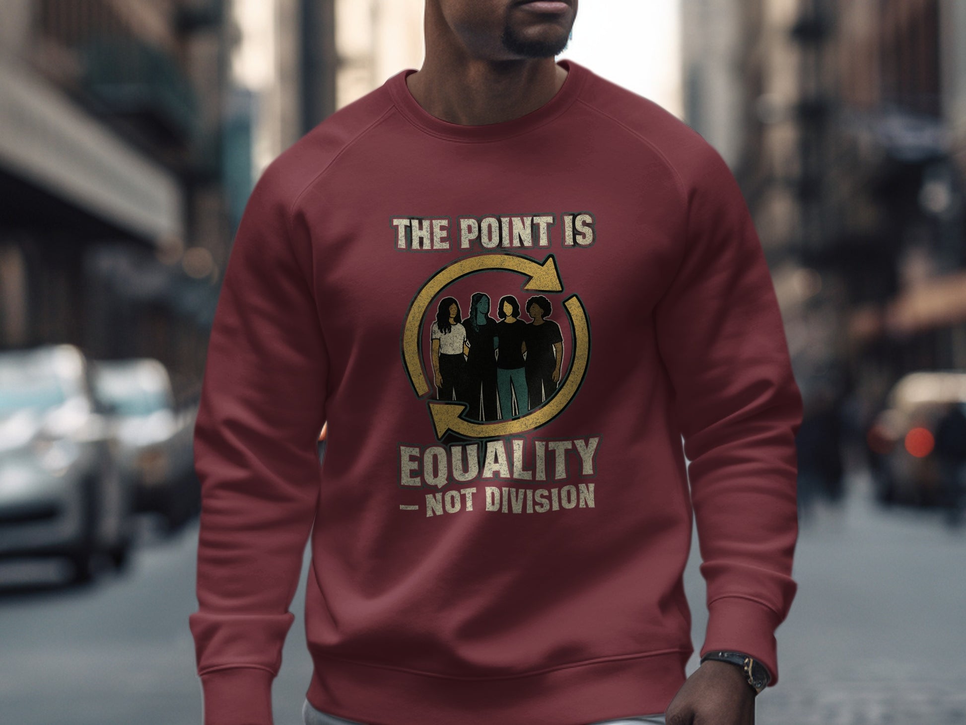 The Point Is Equality Not Division Sweatshirt product