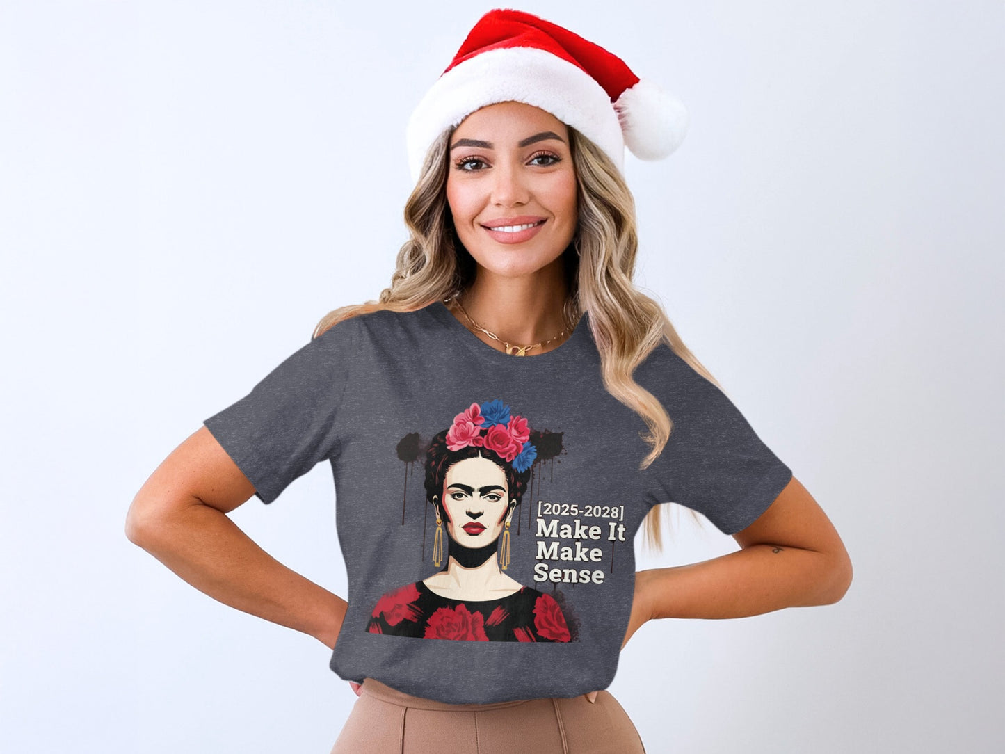 Frida Kahlo Artwork Make It Make Sense Graphic T-shirt