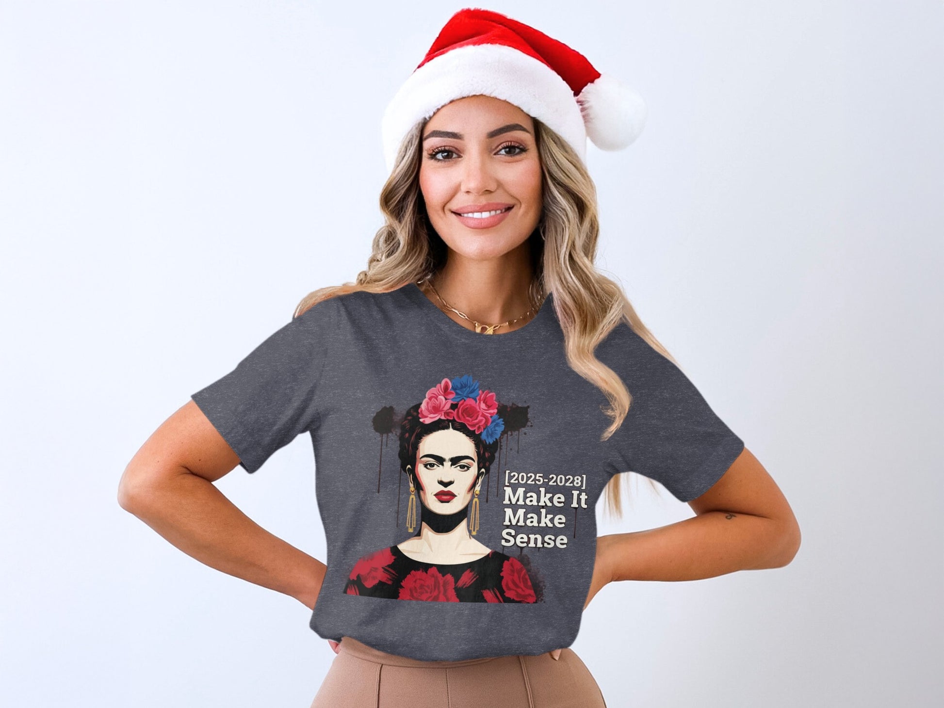 Frida Kahlo Artwork Make It Make Sense Graphic T-shirt