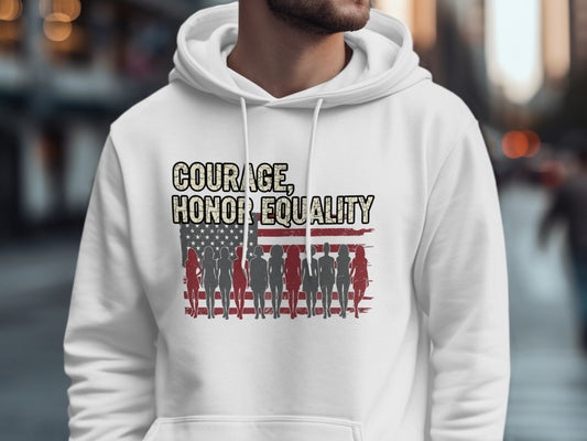 Courage Honor Equality Graphic Hoodie product