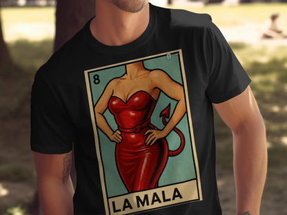 La Mala 8 Graphic Red Dress T-Shirt product