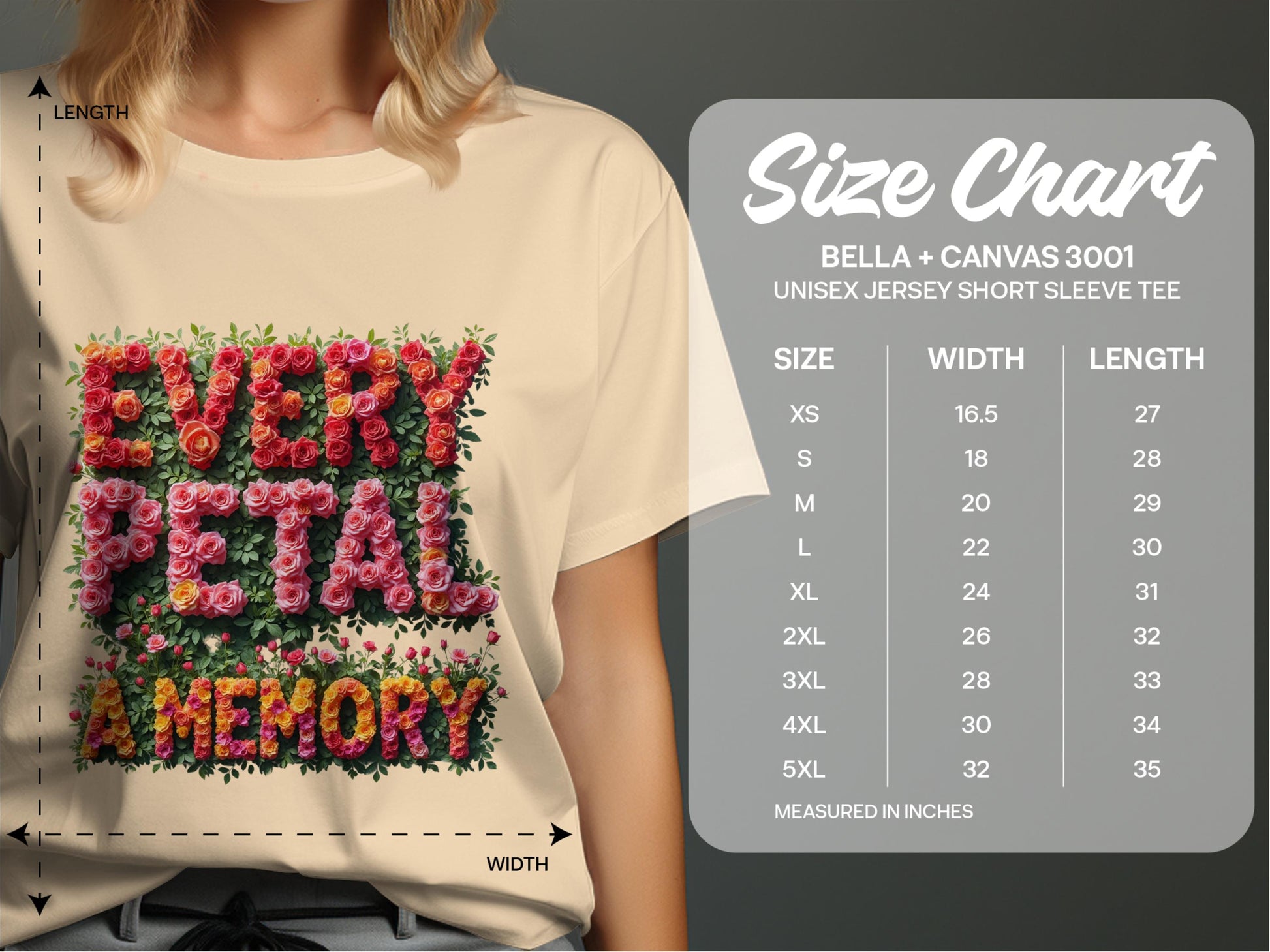 Every Petal A Memory Unisex Jersey Short Sleeve Tee product