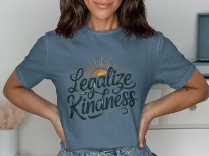Legalize Kindness Sun Rays Graphic T-shirt product type