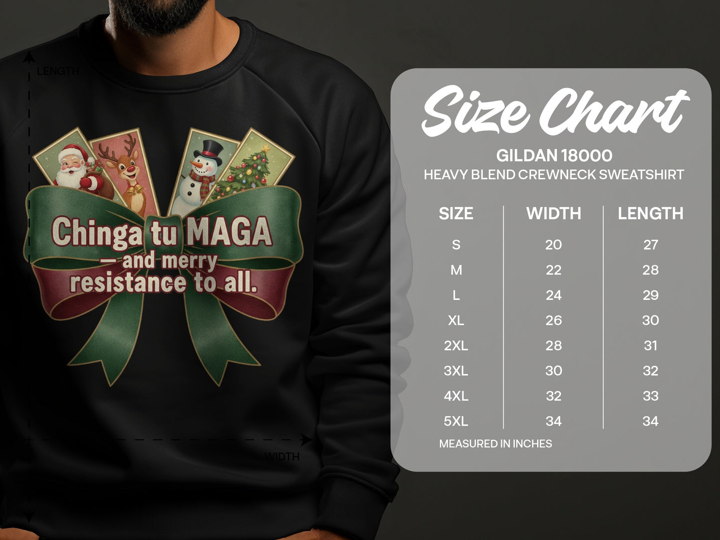 Chinga tu MAGA and merry resistance to all sweatshirt