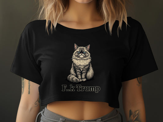 F.k Trump Cat Graphic Tee Short Sleeve T-shirt Product