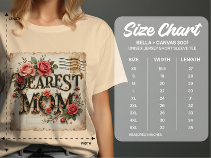 Dearest Mom Graphic Bella Canvas 3001 product