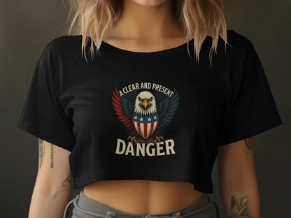A Clear and Present Danger Eagle Crop Top product