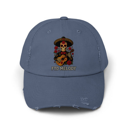 FTD Melody Skull with Roses Distressed Cap product