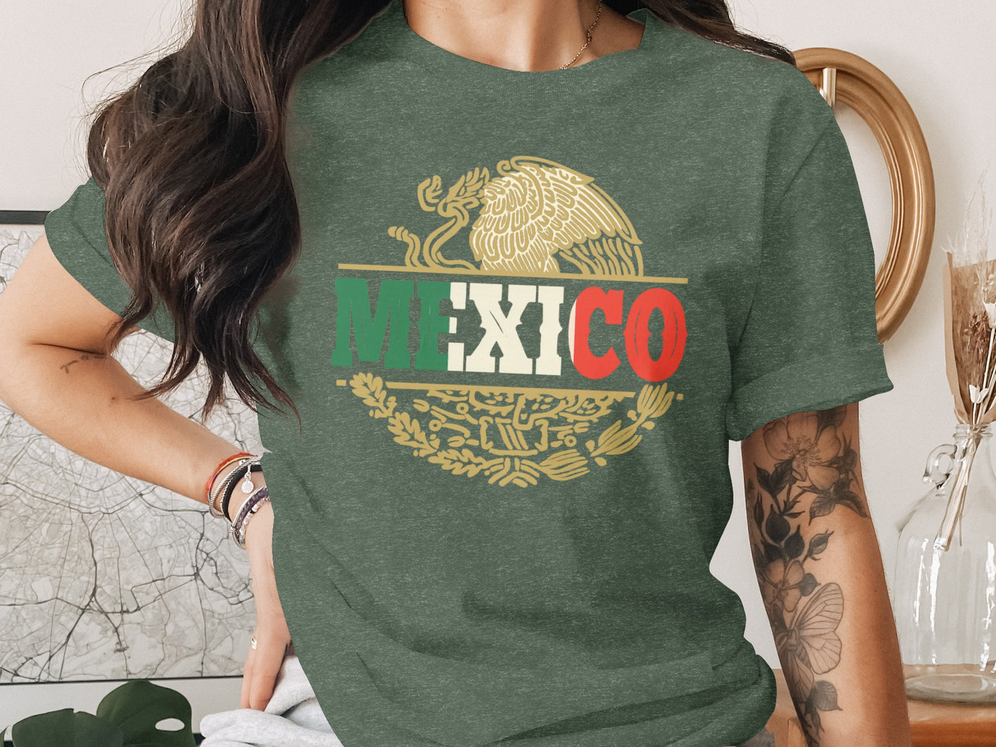 Mexico Lettering with National Emblem T-Shirt product