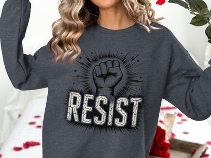Resist Fist Unisex Long Sleeve Sweatshirt product