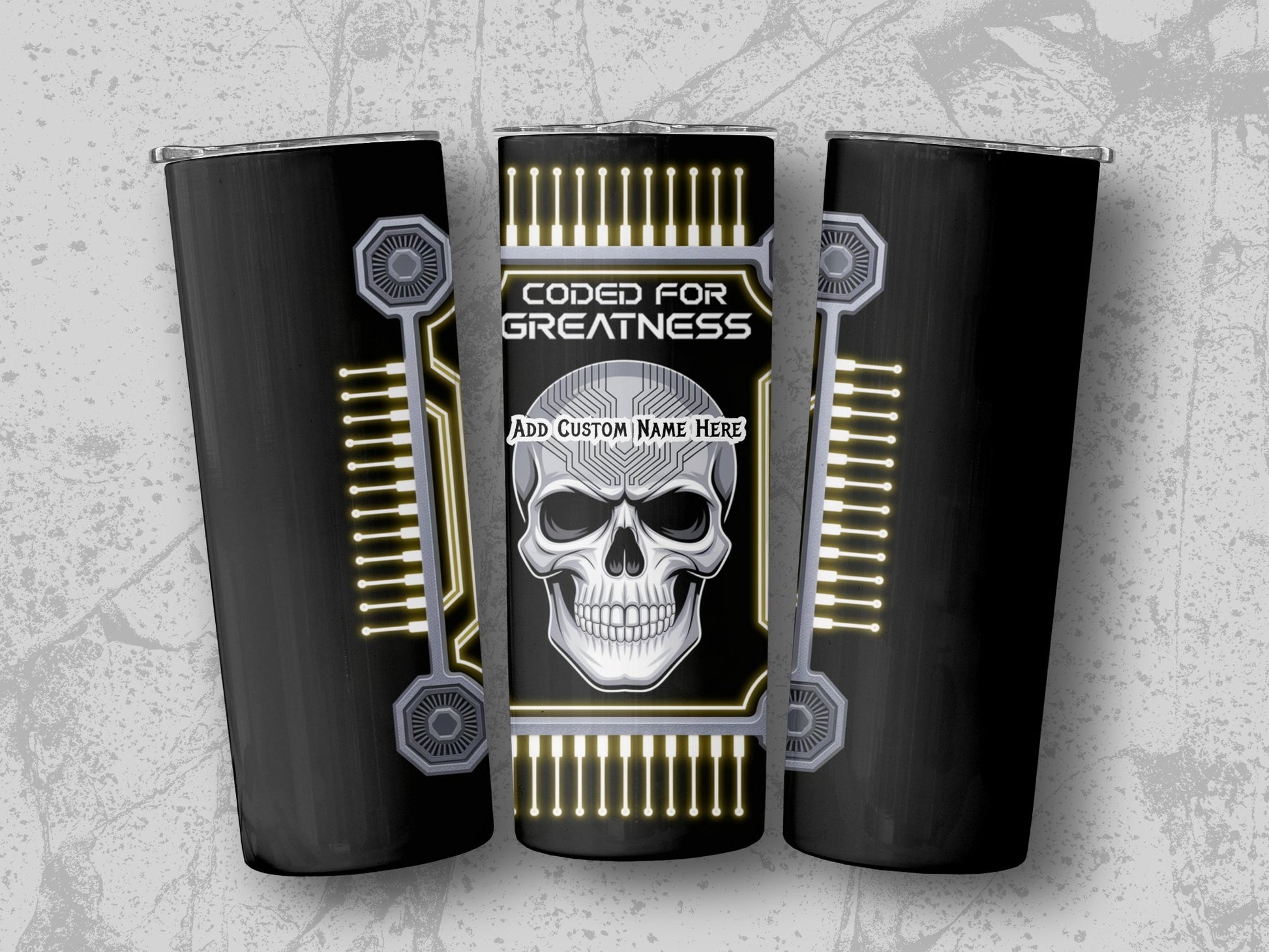 Coded For Greatness Add Custom Name Here Tumbler product type