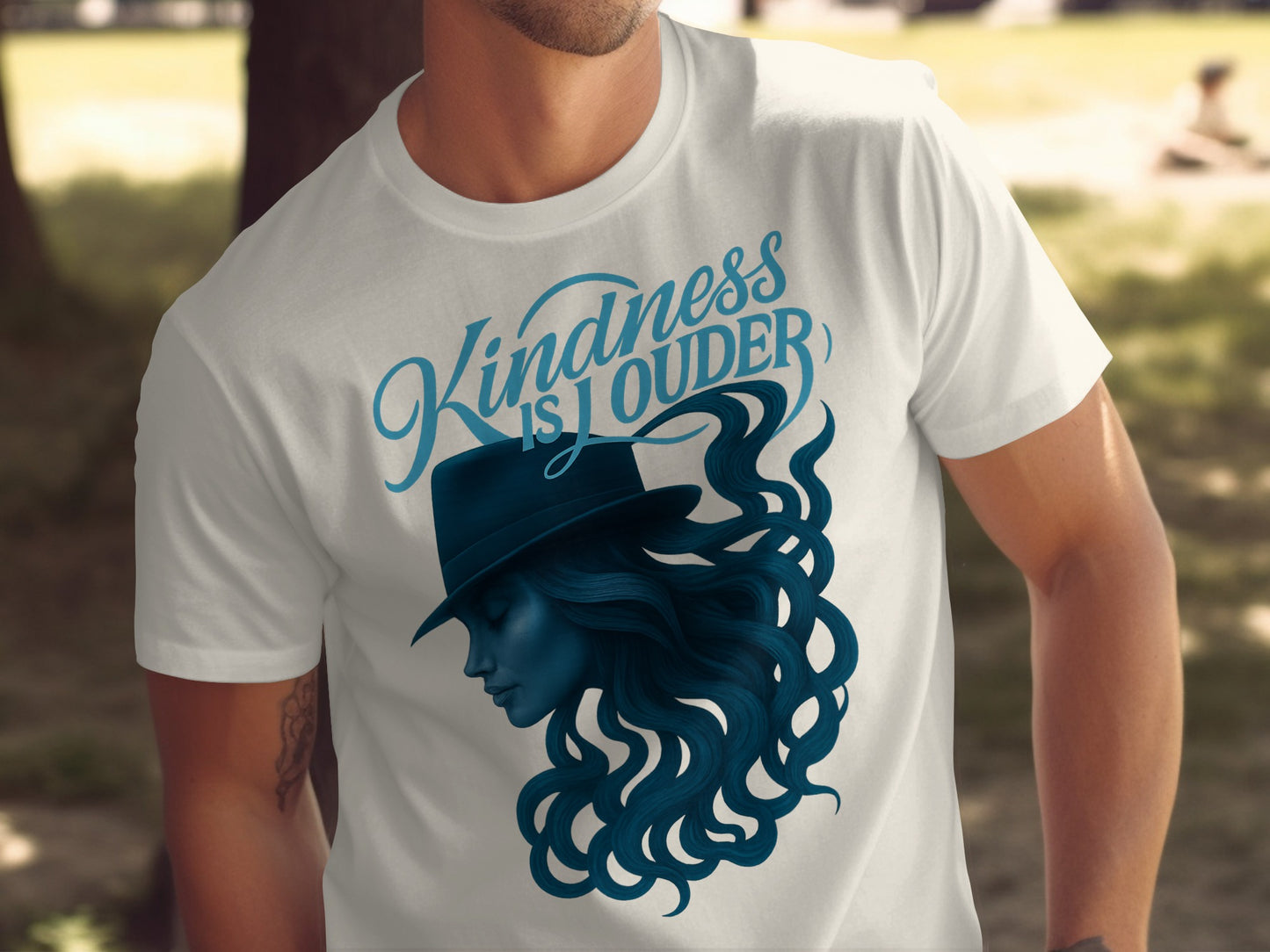 Kindness is Louder Graphic T-Shirt for Casual Wear