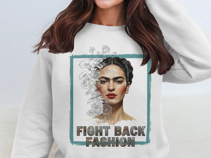Fight Back Fashion Graphic Sweatshirt