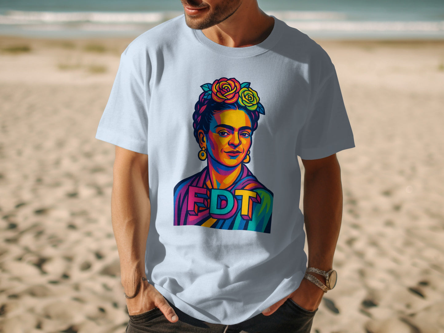 Colorful Portrait of Iconic Artist Graphic T-Shirt product