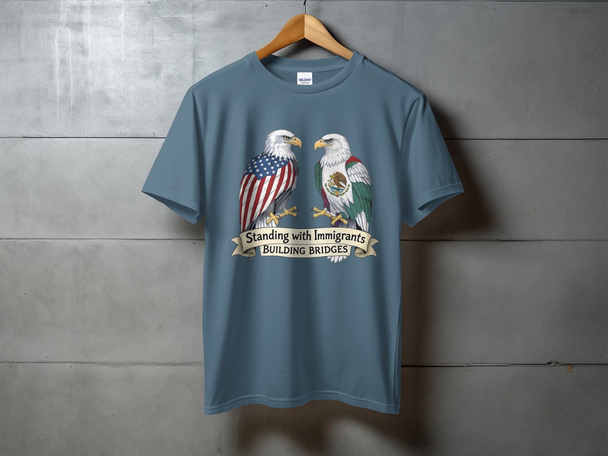 Standing with Immigrants Building Bridges t-shirt product