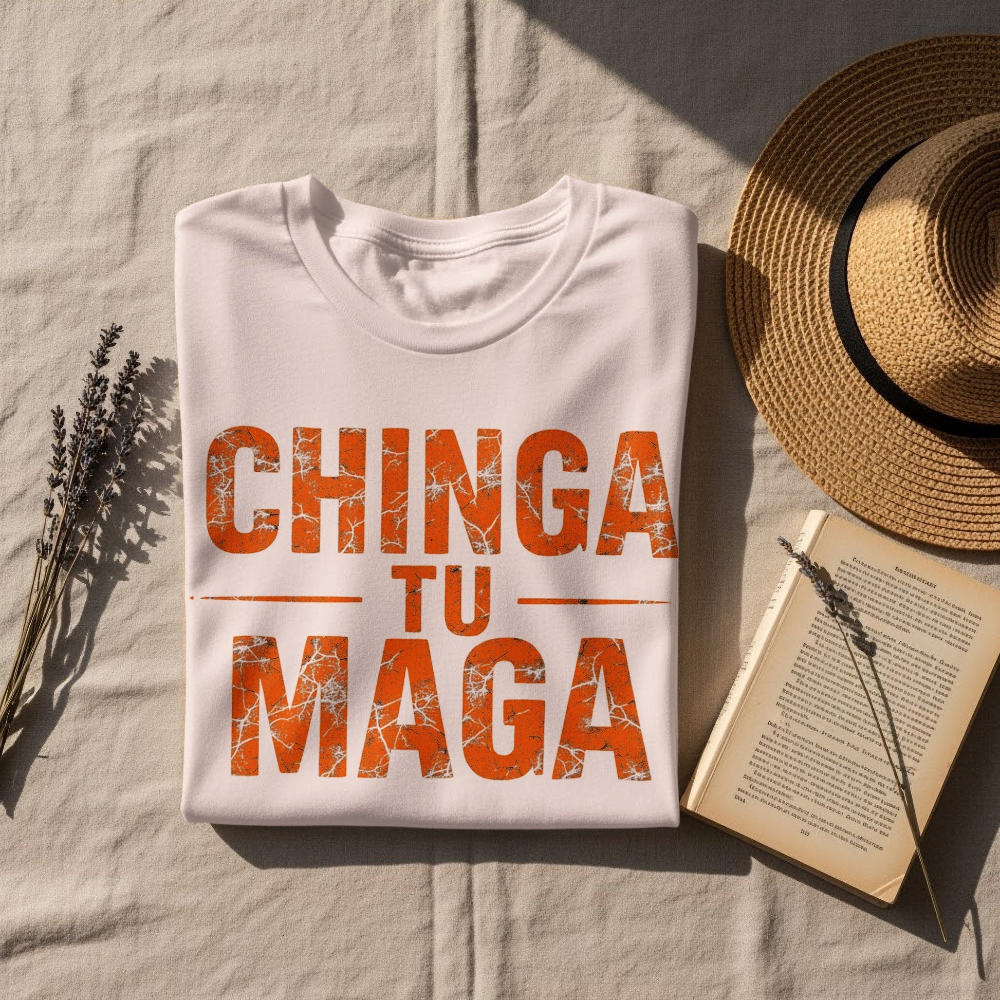 CHINGA TU MAGA printed t-shirt
