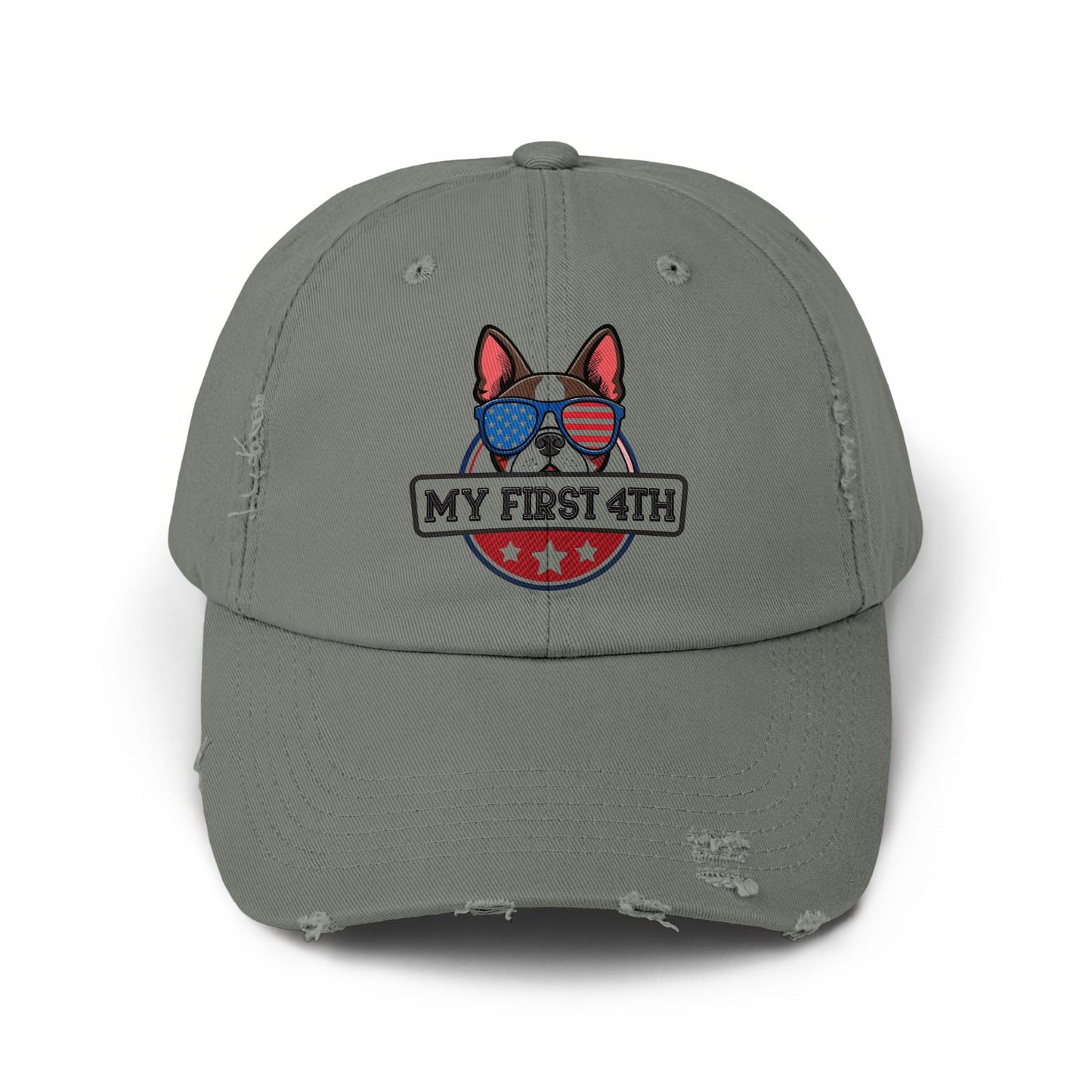 Patriotic My First 4th Embroidered Dad Hat product
