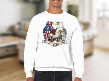 Protect Immigrants Foster Peace Long Sleeve Shirt product type