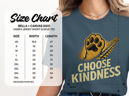 Choose Kindness Graphic Unisex Jersey Short Sleeve Tee
