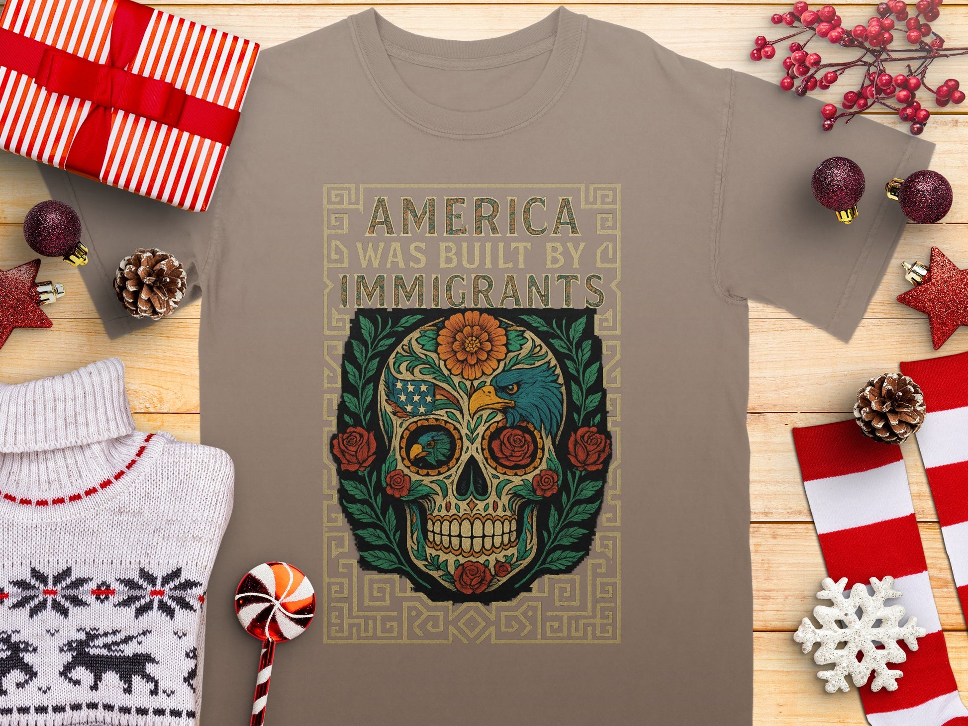 America Was Built By Immigrants T-shirt