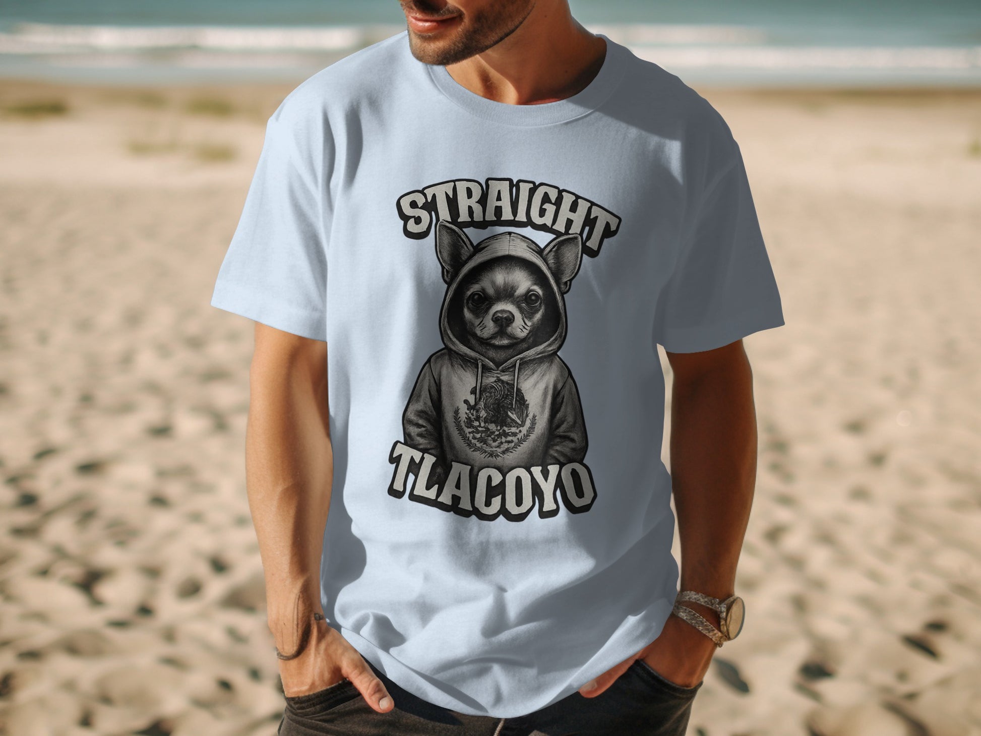 Straight Tlacoyo Character Graphic T-Shirt product
