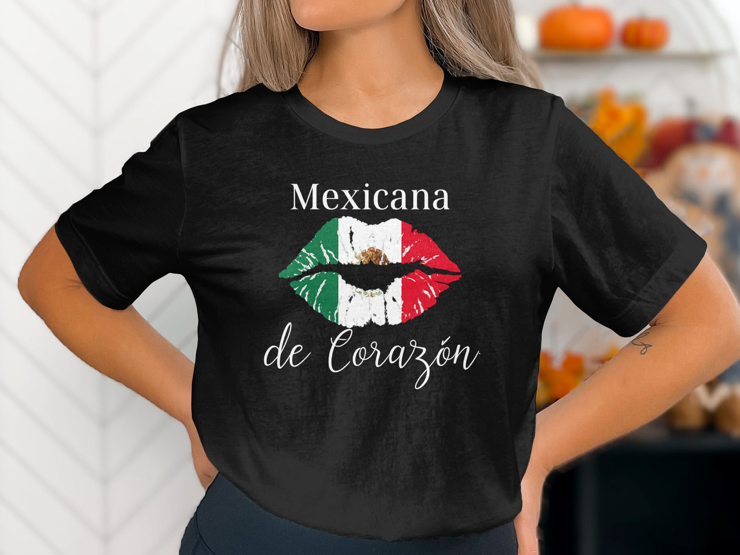 Mexicana de Corazón Graphic Tee Shirt