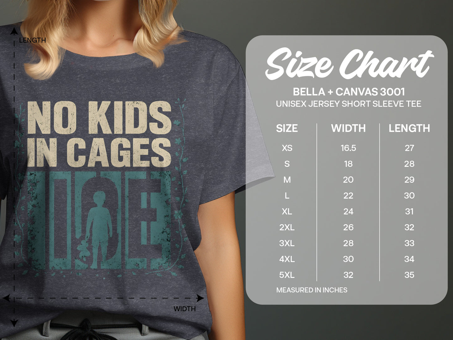 No Kids in Cages Graphic Jersey Short Sleeve product