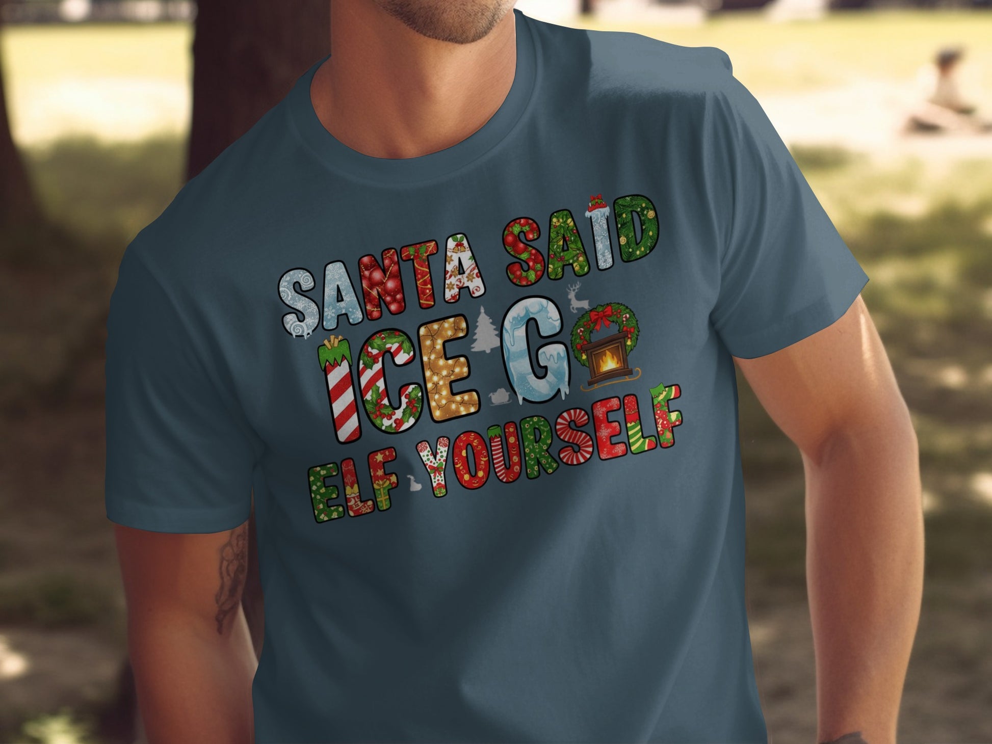 Santa Said Ice Go Elf Yourself Holiday Shirt