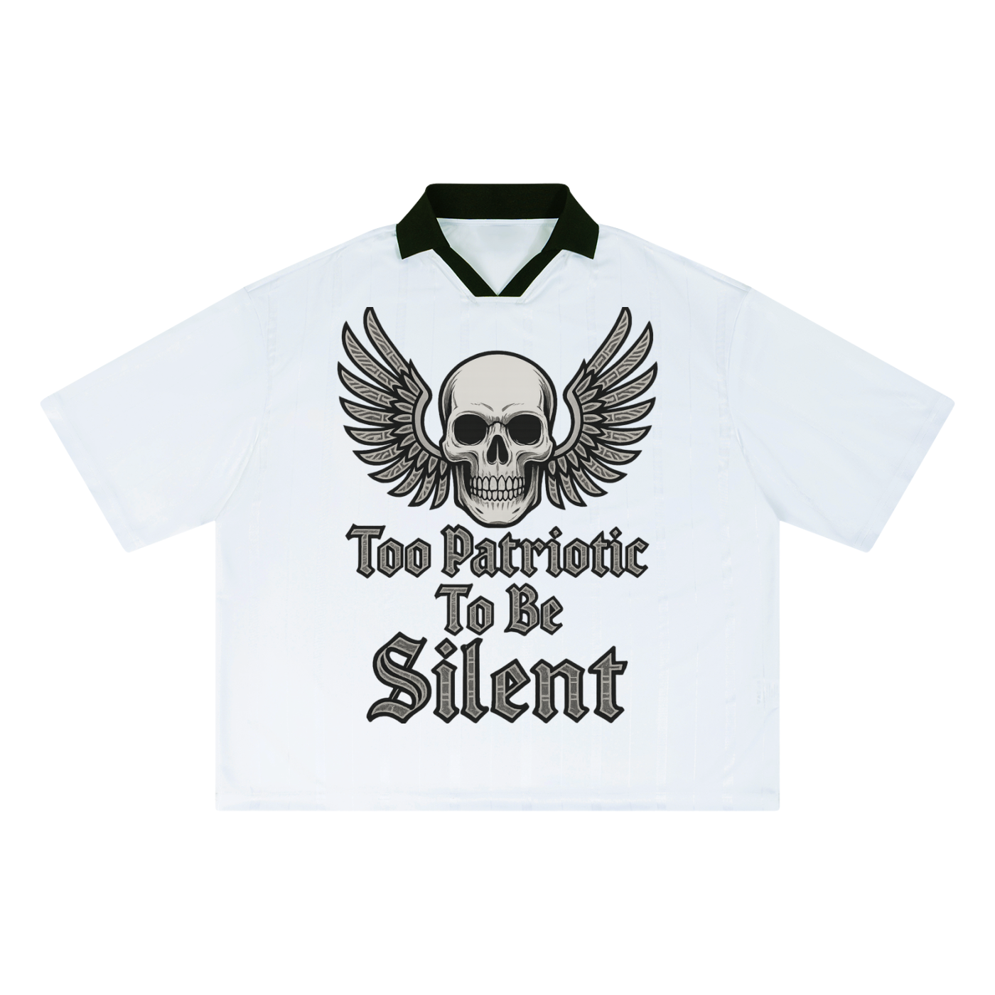 Anti Trump & Anti Maga Tee Unisex Striped Boxy Soccer Jersey