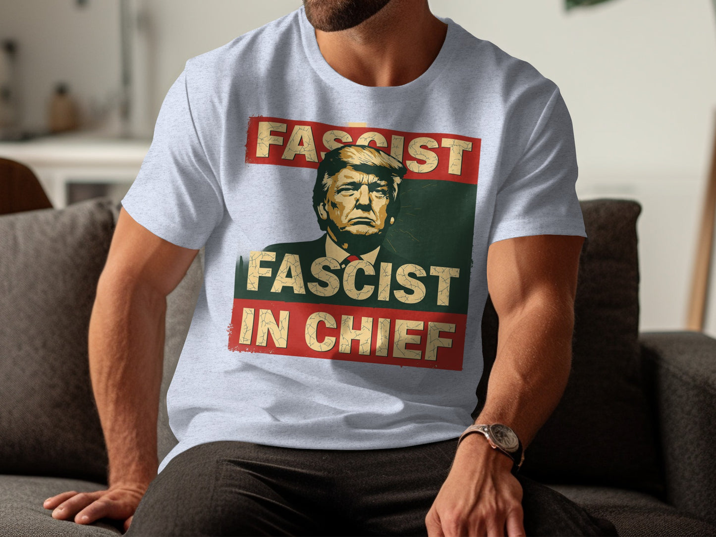 Fascist Fascist in Chief Graphic Statement Shirt product type