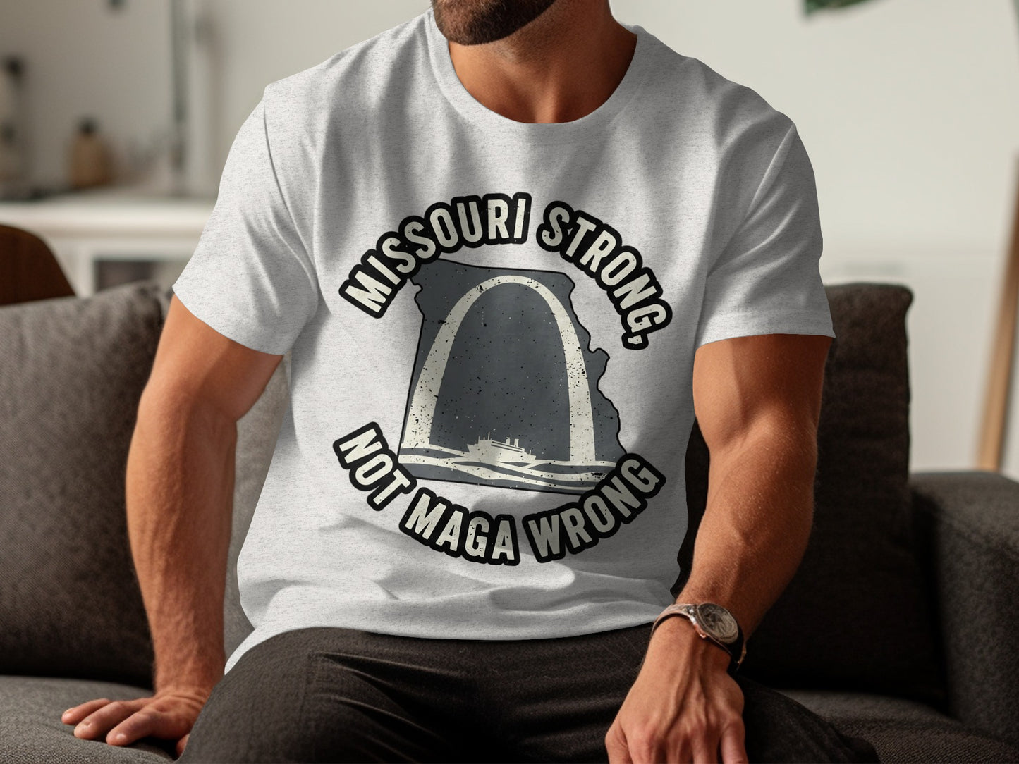 Missouri Strong Not MAGA Wrong T-Shirt product