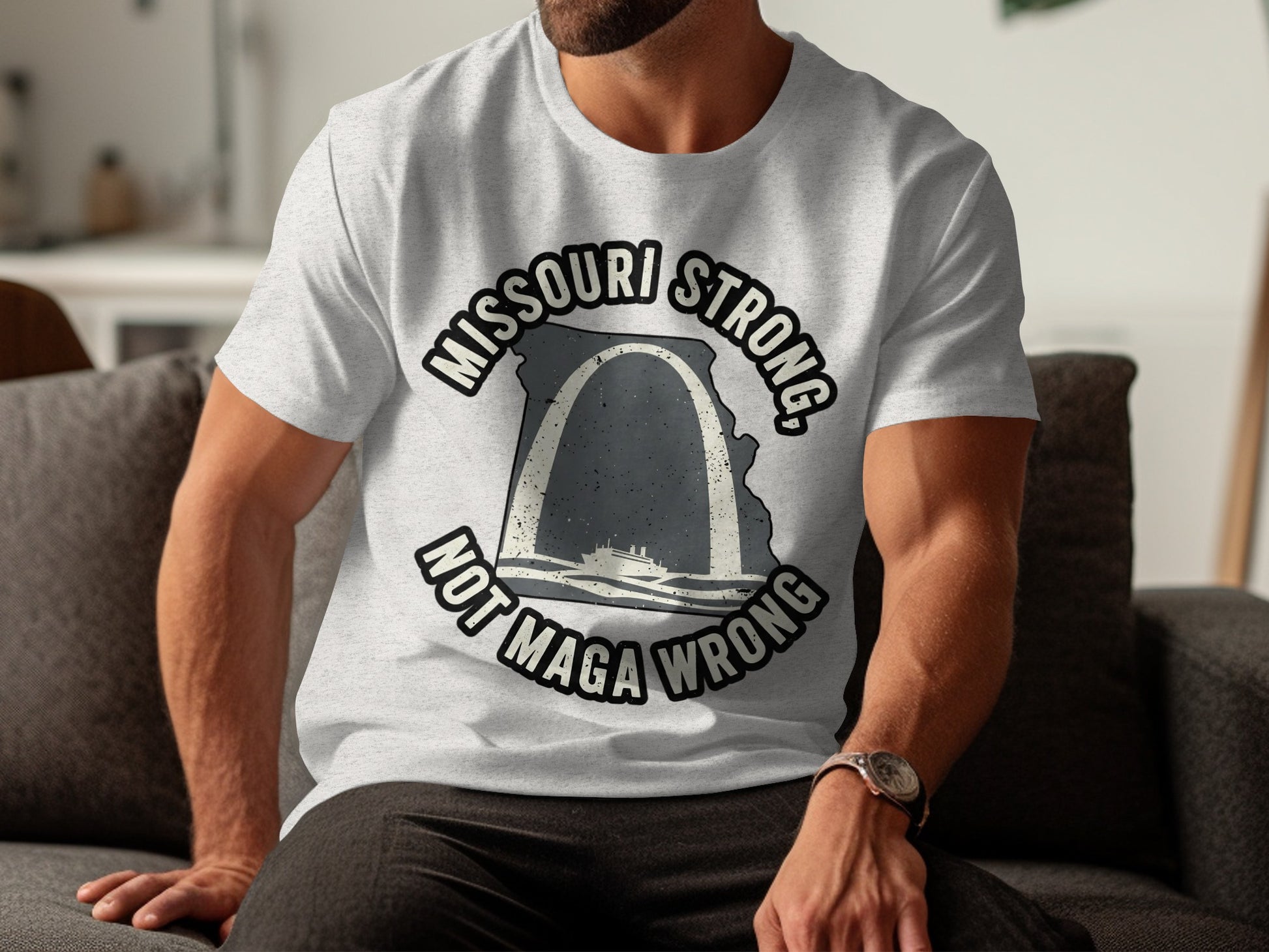 Missouri Strong Not MAGA Wrong T-Shirt product