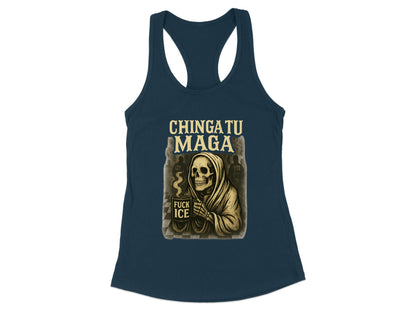 Chinga Tu Maga Fuck Ice Graphic Tank Top Product