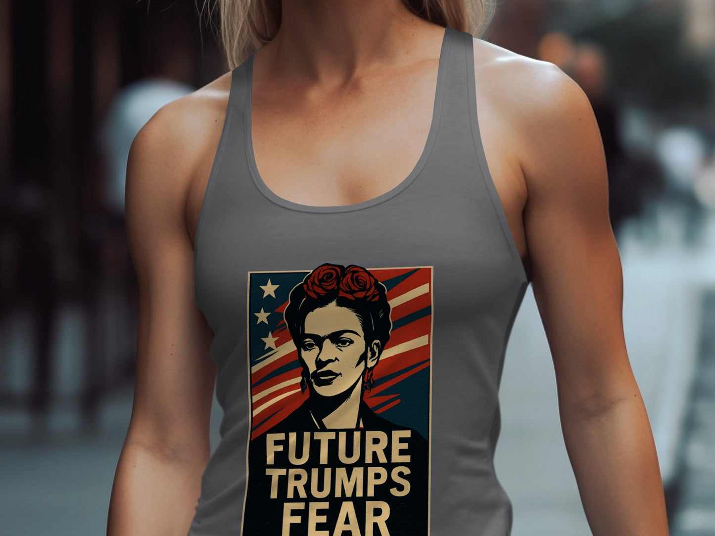 Future Trumps Fear Graphic Tank Top product type