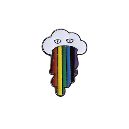 Show Your Pride with Custom Enamel Pins: Rainbow Flags, Heart Brooches, and More! Perfect for Adding a Splash of Color to Your Style!