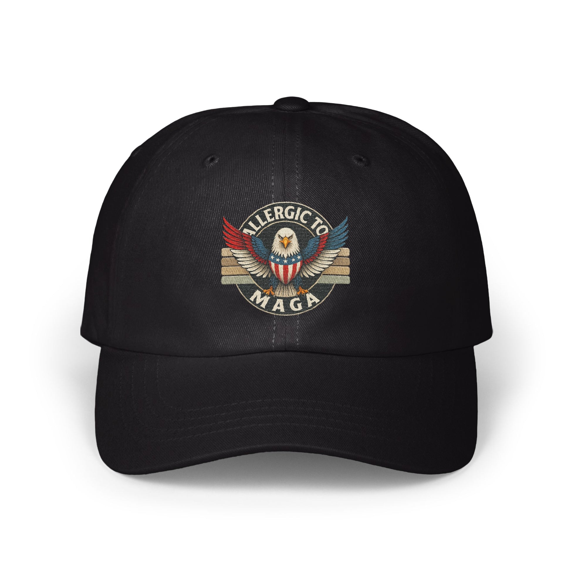 Allergic to MAGA Embroidered Eagle Cap product type