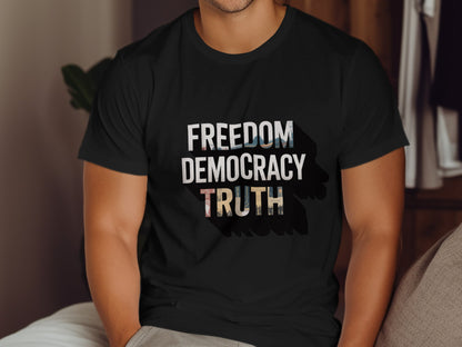 Freedom Democracy Truth Graphic T-Shirt product type